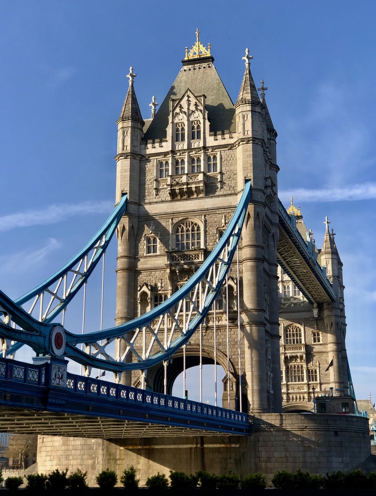 Tower Bridge on a clear day, Central London